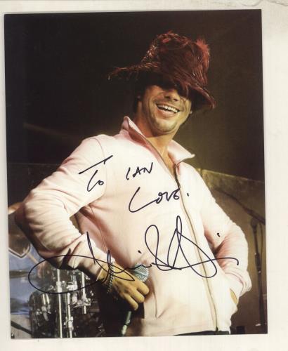 Jamiroquai Autographed Photograph UK Photograph SIGNED PHOTO